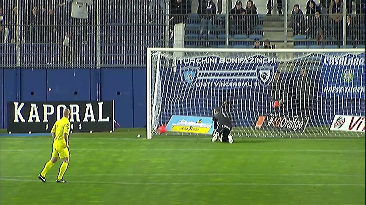 But Jordan AYEW (45ème) - SC Bastia - FC Sochaux-Montbéliard - (2-2) - 05/04/14 - (SCB-FCSM)