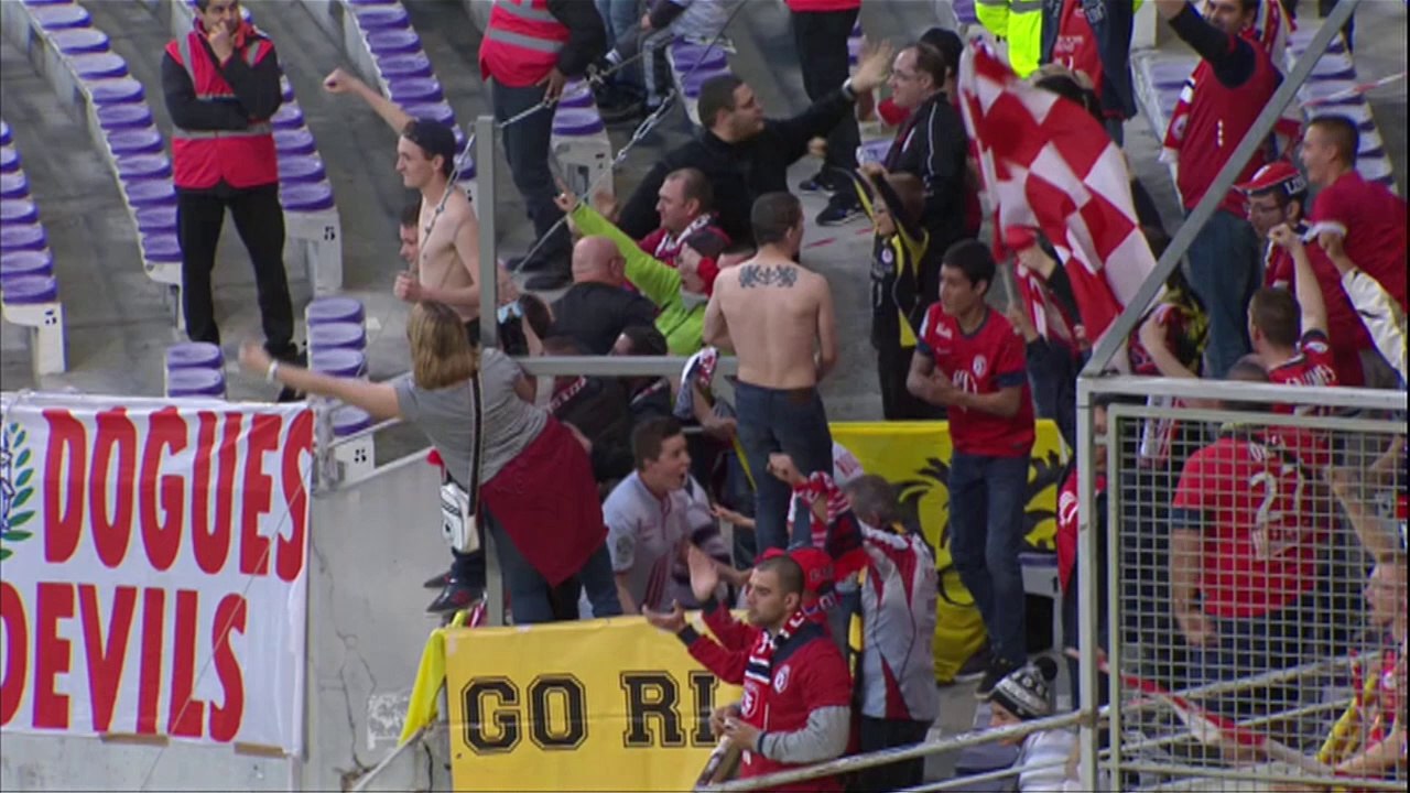 But Nolan ROUX (26ème) - Toulouse FC - LOSC Lille - (1-2) - 05/04/14 - (TFC-LOSC)