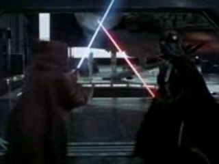 Obi-wan contre vador star wars IV