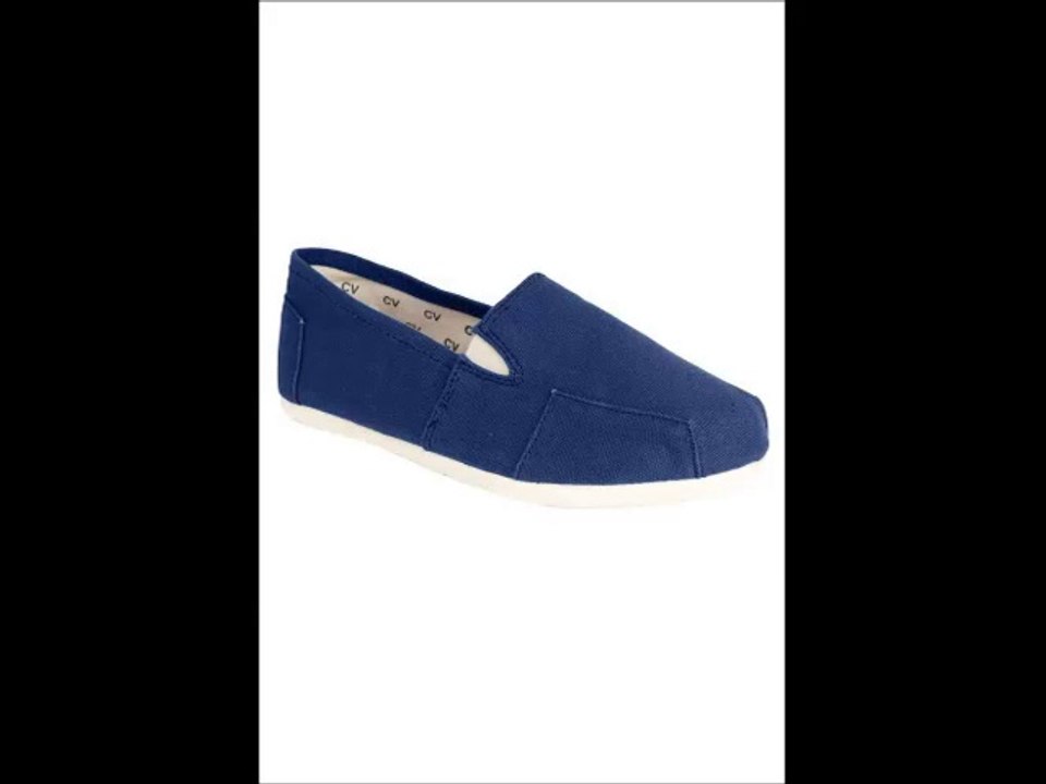 Comfortview Wide Sport &Ldquo;Erin Jay&Rdquo; Canvas Flats