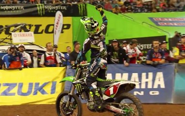Victory of Ryan Villopoto in Supercross in Houston