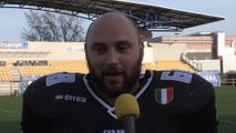 Panthers - Briganti 69-6, le interviste del dopo partita