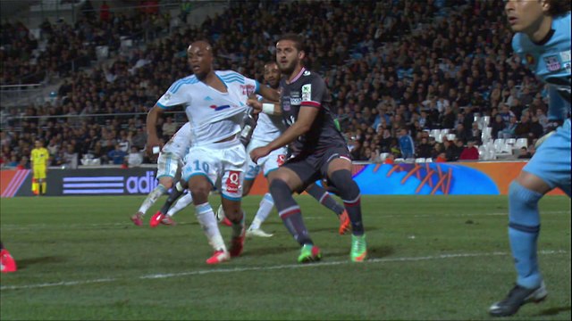 Le 3ème triplé d'André Ayew avec l'OM - (OM-ACA 3-1) -Ligue 1- 2013/2014