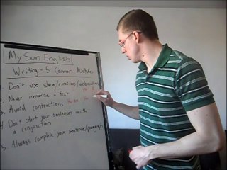 TOEFL & IELTS Writing - 5 Common Mistakes