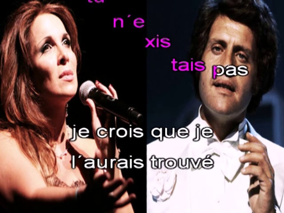 JOE DASSIN & HELENE SEGARA - ET SI TU N'EXISTAIS PAS - (avec la voix de Joe)