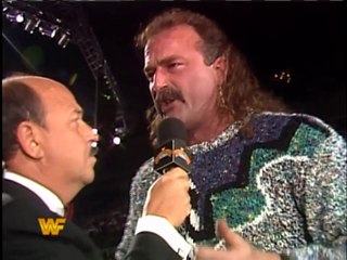 SURVIVOR SERIES 1991.Jake Roberts interview!