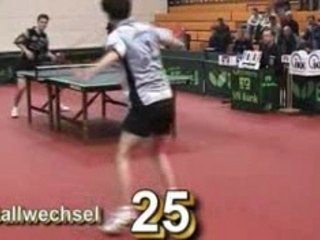 TENNIS DE TABLE - Un Point Exceptionel