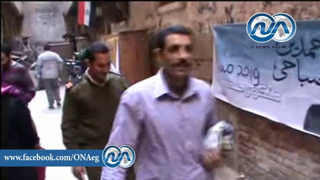 شاهد .. تزاحم حول مكاتب توثيق الشهر العقارى بالإسكندرية لعمل توكيلات للمشير السيسى