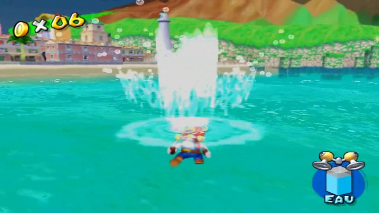 Super Mario Sunshine - Place Delfino - Soleil 8 : L'oiseau jaune