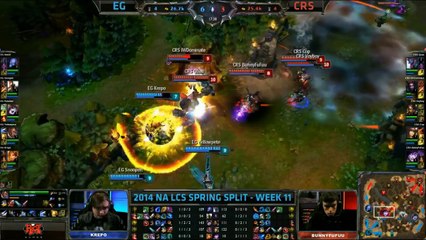 LCS NA W11D3 Game 2 EG vs CRS