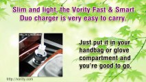 The Vority Fast & Smart Dual Port Car Charger Small But Powerful