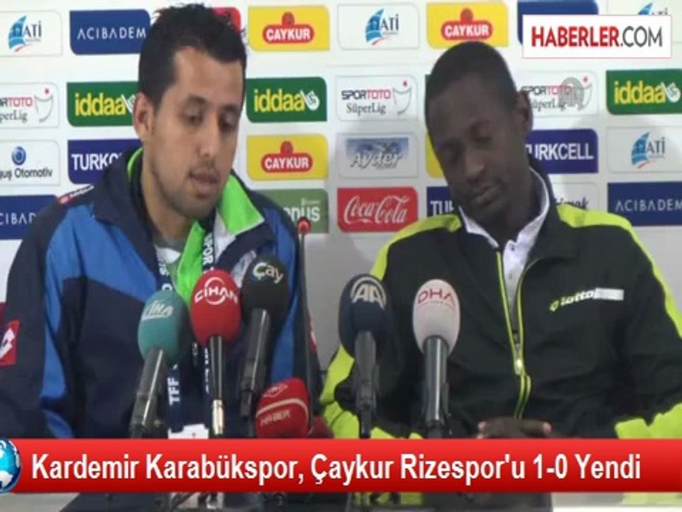 Kardemir Karabükspor, Çaykur Rizespor'u 1-0 Yendi