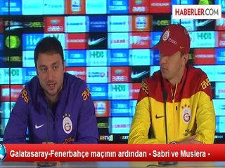 Galatasaray-Fenerbahçe maçının ardından - Sabri ve Muslera -