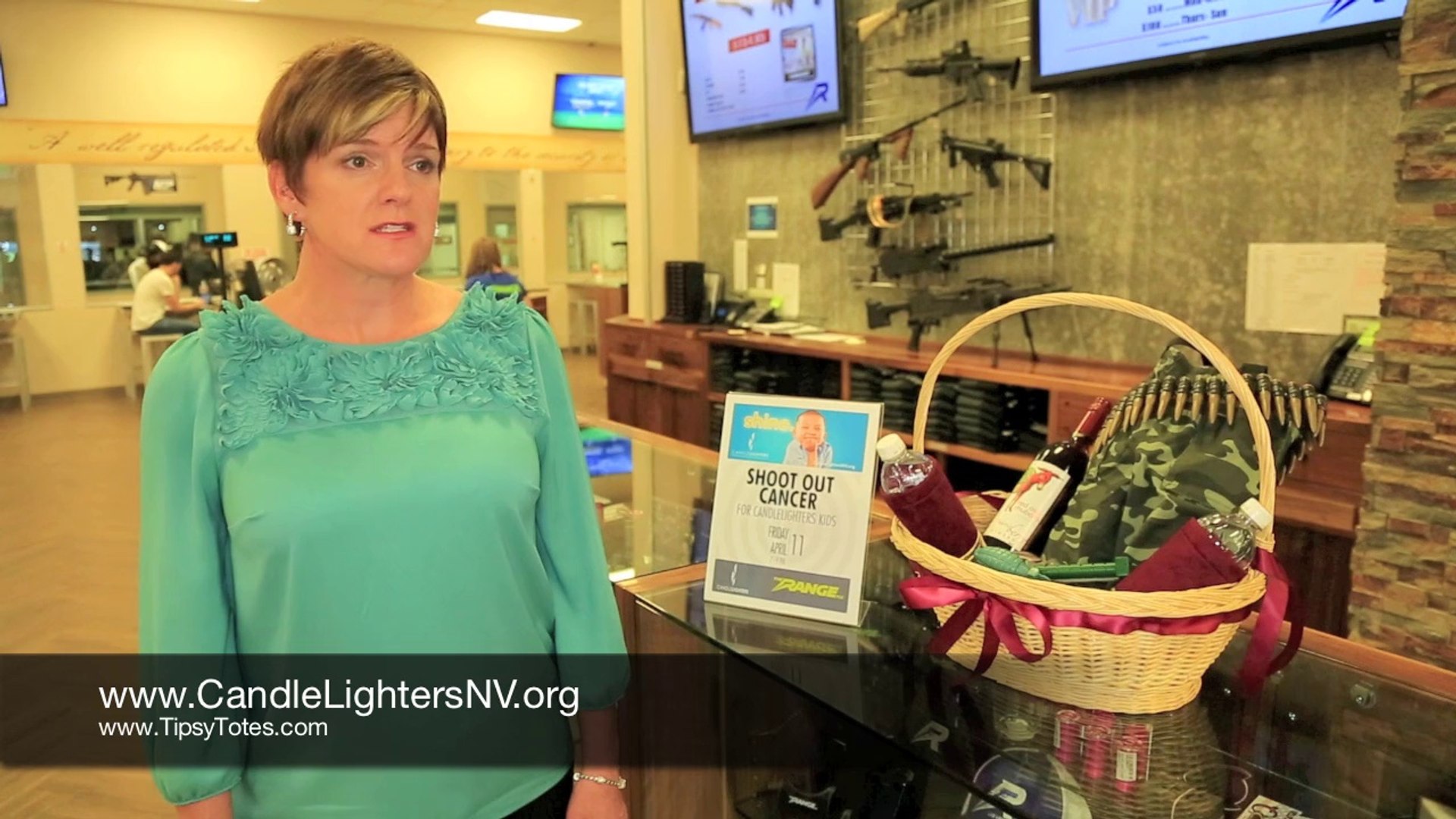 Tipsy Totes Supporting CandleLighters Kids: Shoot Out Cancer Event at The Range 702 pt. 1