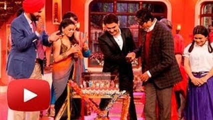 Kapil Celebrates His Birthday With Amitabh & Lata Mangeshkar