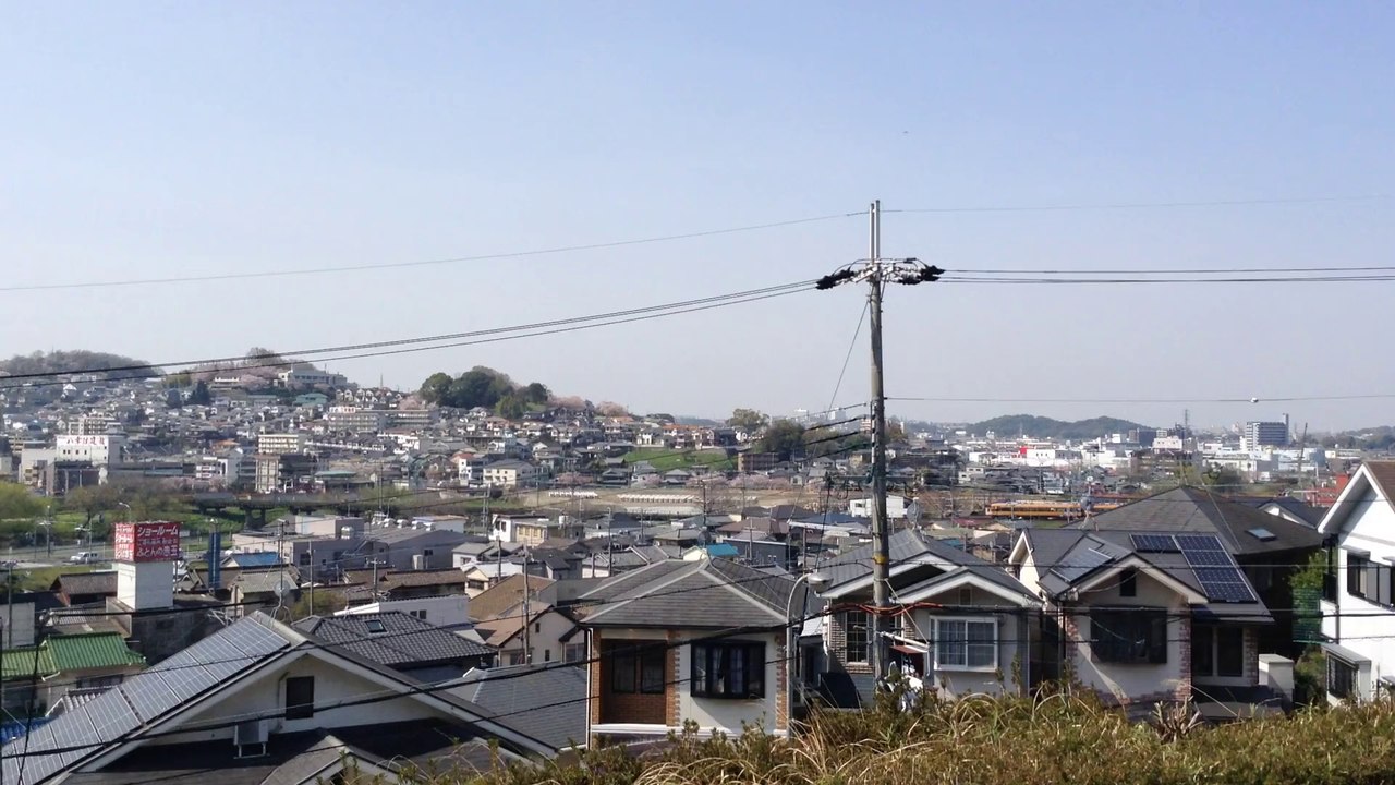 高井田横穴公園からの眺め