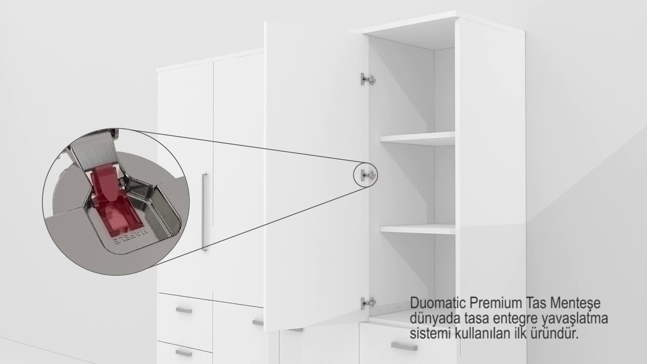 Hafele Türkiye - Duomatic Premium Tas Menteşe