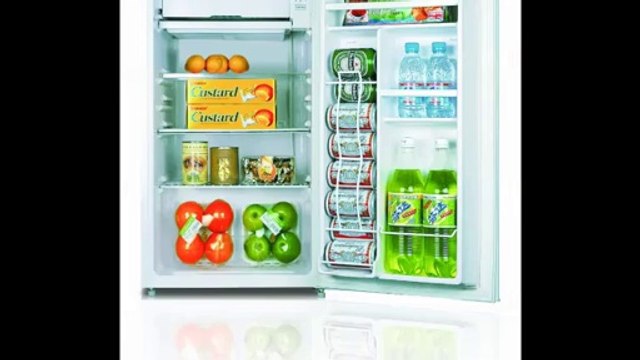 midea HS-87L Compact Single Reversible Door Refrigerator with Freezer, 2.4 Cubic Feet