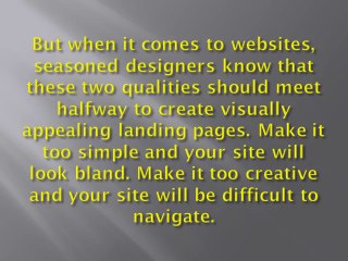 Guidelines for Attractive Web Design
