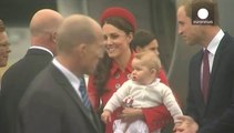 William e Kate in Nuova Zelanda con baby George