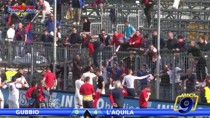 Gubbio - L'Aquila 0-4 HD | Highlights and Goals I Div. Gir. B 31^ Giornata