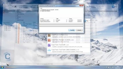 Transférer la musique de l'iPhone vers un dossier du PC
