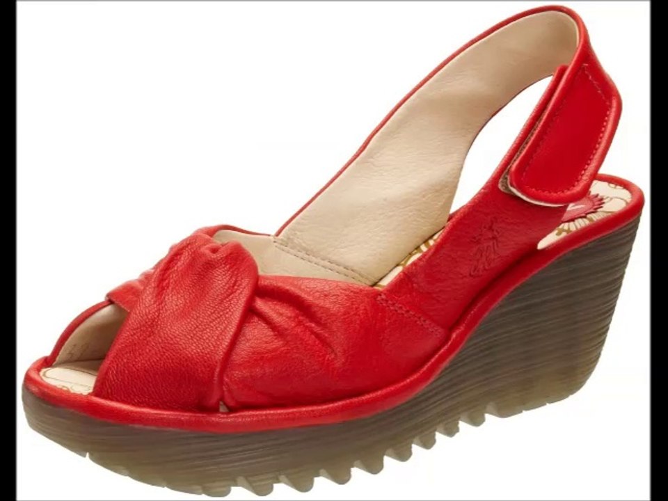 Fly London Yaz Black Leather Womens Shoes