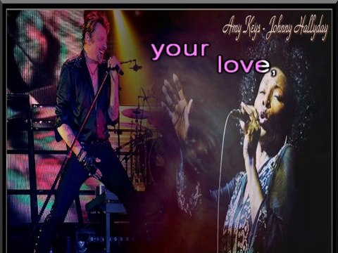 JOHNNY HALLYDAY & AMY KEYS - UNCHAINED MELODY - AVEC VOIX MASCULINE
