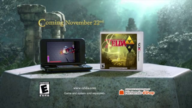 Nintendo 3DS - The Legend of Zelda - A Link Between Worlds - Official Commerical