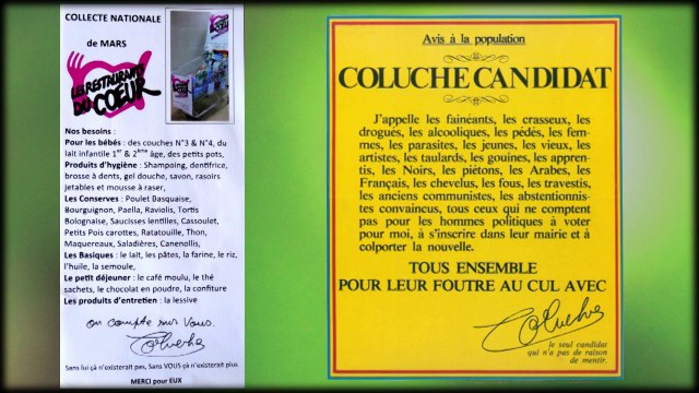 COLUCHE - Les Restos du cœur - Les Restaurants du cœur – Les Relais du cœur