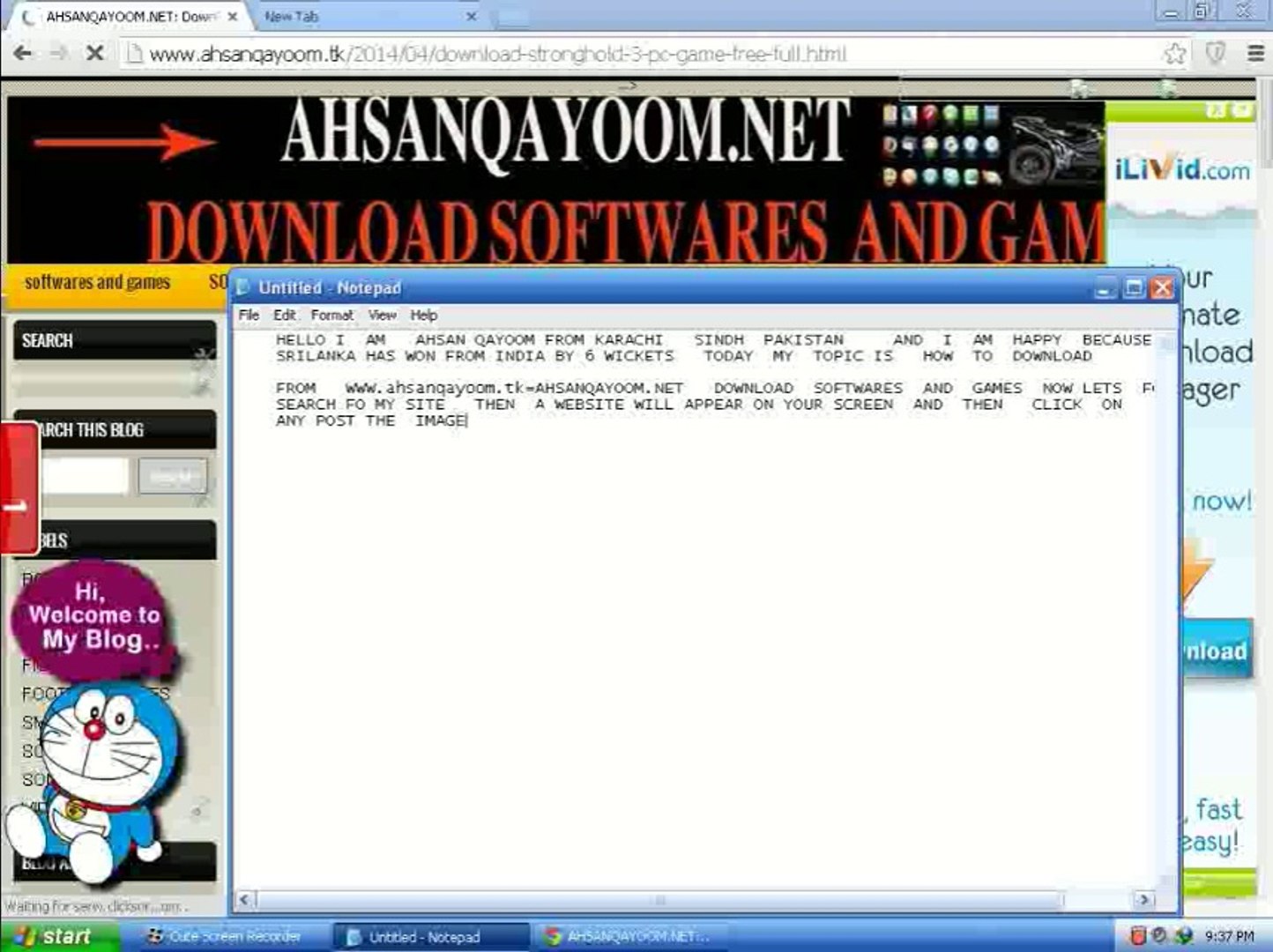 HOW TO DOWNLOAD from www.ahsanqayoom.tk