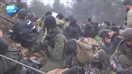 Surieyde mücahitler zafer için dua ederken