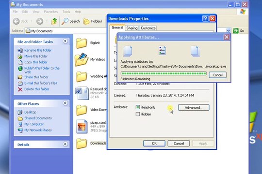 How to hide and unhide any folder or file