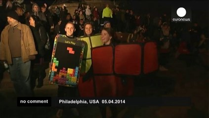 Tetris celebrates 30th birthday with super-sized game in Philadelphia