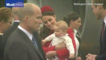 Duke and Duchess of Cambridge begin New Zealand and Australia tour with Prince George _ Mail Online