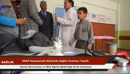 OKULLARDA SAĞLIK TARAMASI