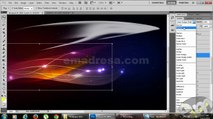 Designing Ultra Light Wallpaper 2013 Photoshop Urdu Tutorials by emadresa.com