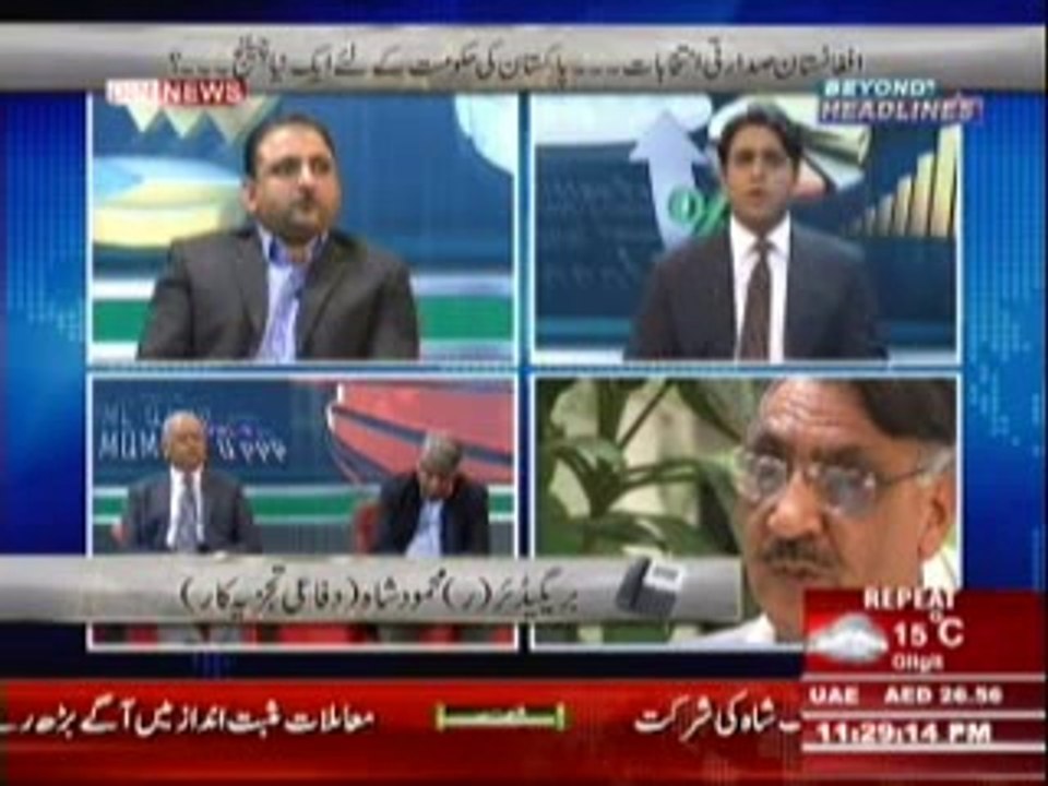 Beyond HeadLines (Afghanistan Sadarti Intikhabat ... Pakistan Ki Hukumat Ke Lye Aik Naya Challenge) 5th April 2014 Part-1