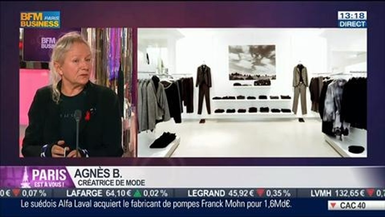 Le Paris d'Agnès b., créatrice de mode, dans Paris est à vous – 07/04