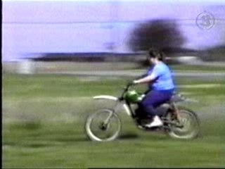 Chute Moto Cross