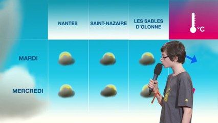 LEO présente la météo sur Télénantes