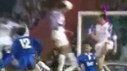 Grosses ambiances européennes au Parc  PSG-Real Madrid 1994