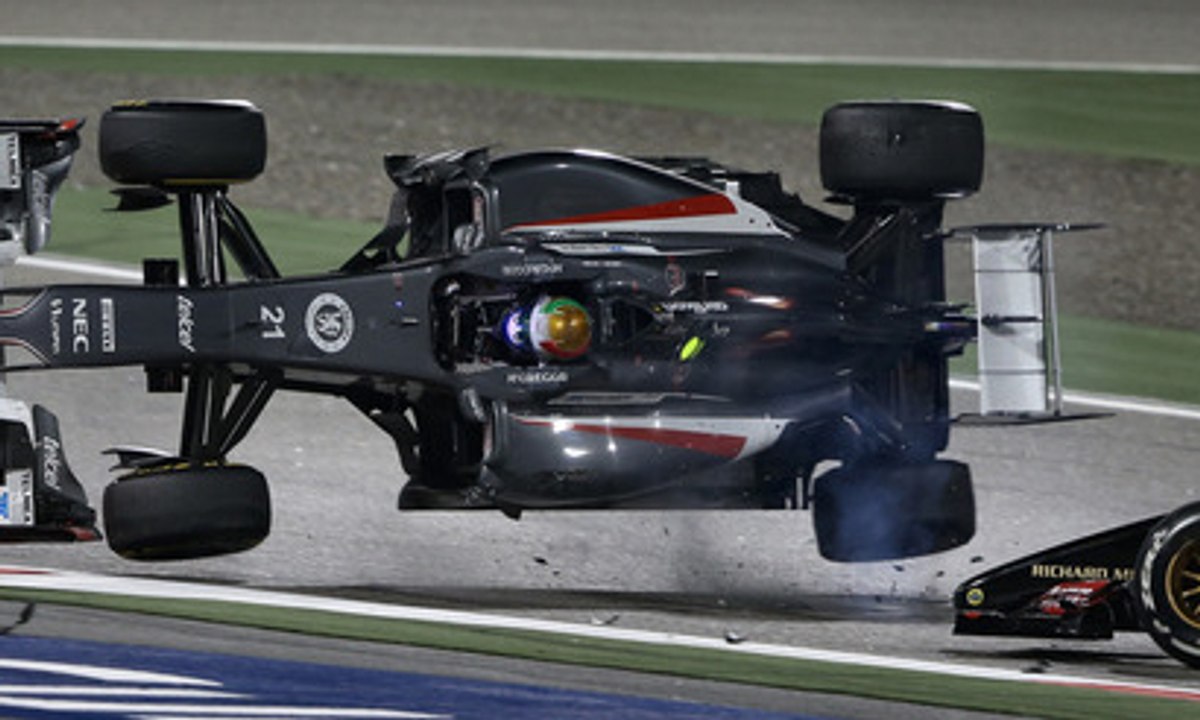 L'incroyable crash d'Esteban Gutiérrez en F1 - ZAPPING AUTO DU 07/04/2014