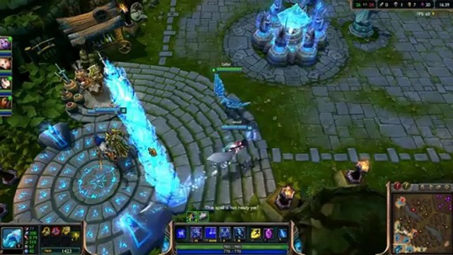 LOL FUN - A dumbass on URF - Ultra Rapid Fire with Anivia wall