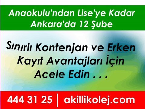 Akıllı Okul Etimesgut Sağlık Koleji