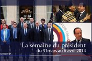 La semaine du président du 31 mars au 6 avril 2014