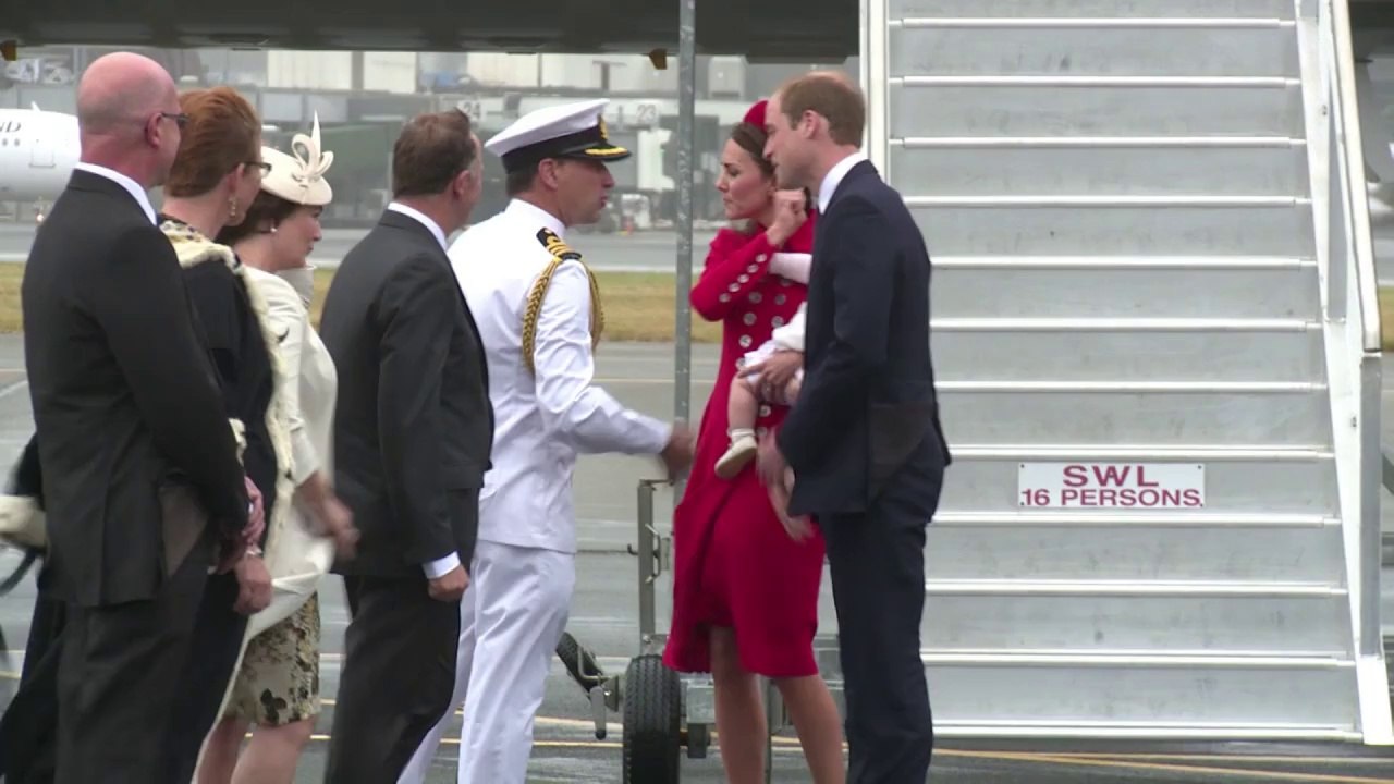 Prinz George in Neuseeland stürmisch empfangen