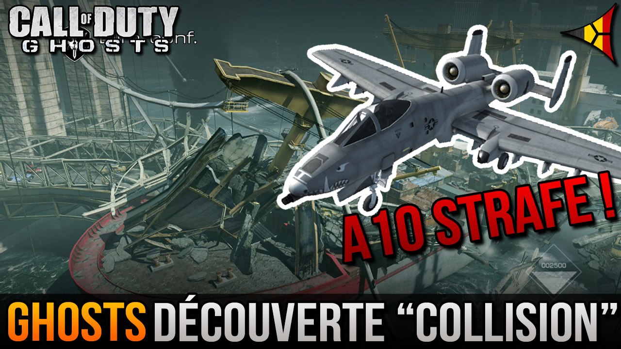 Ghosts // Découverte Map "COLLISION" + A10 STRAFE ! (DLC Devastation) - COD Gameplay | FPS Belgium