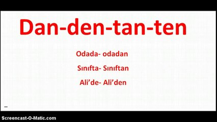 تعلم اللغة التركية مجاناً | المستوى الأول | الدرس الثامن (أحرف الجر)