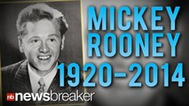 1920-2014: Hollywood Legend Mickey Rooney Dies at 93 Years Old